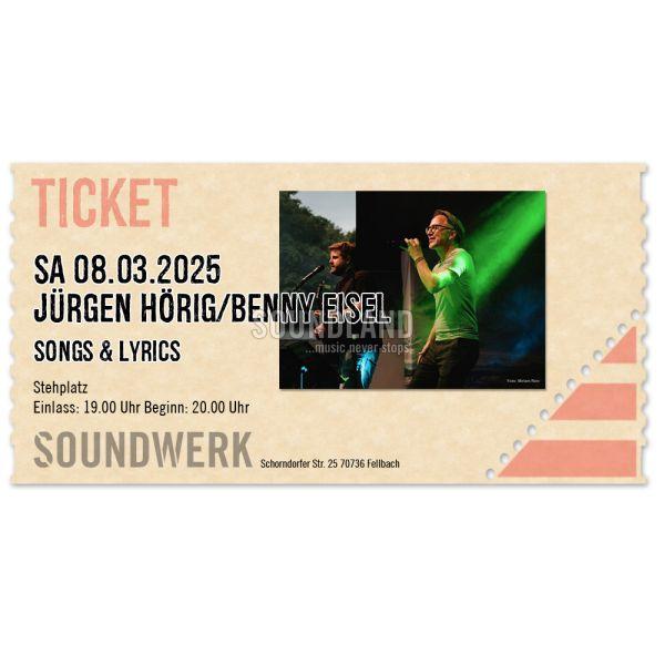 "Jürgen Hörig & Benny Eisel'' Songs & Lyrics 08.03.25