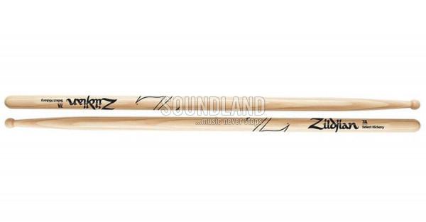 Zildjian 7A Hickory Natural Wood Tip Drumsticks