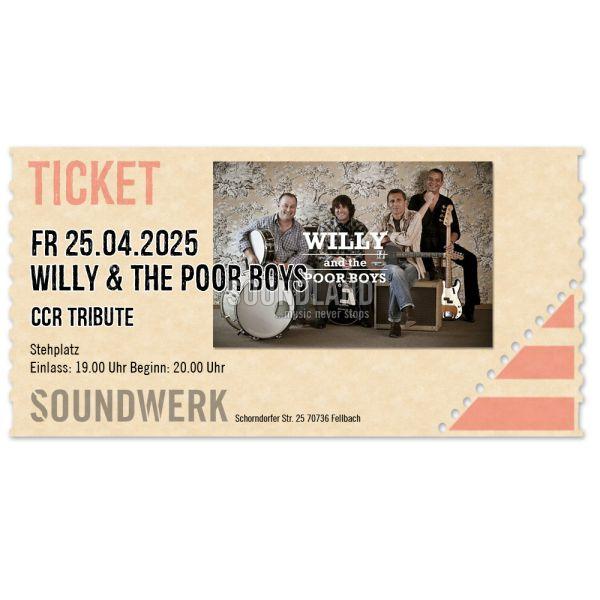 'Willy & The Poor Boys'' CCR Tribute 25.04.2025