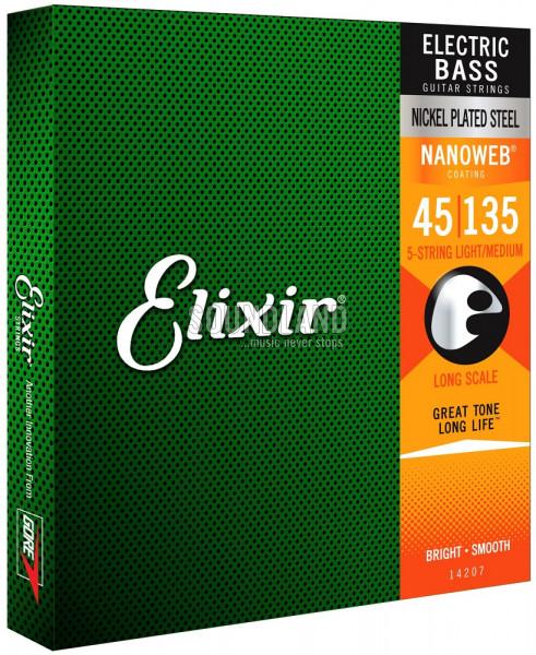 Elixir 14207 Bass NP 045-135